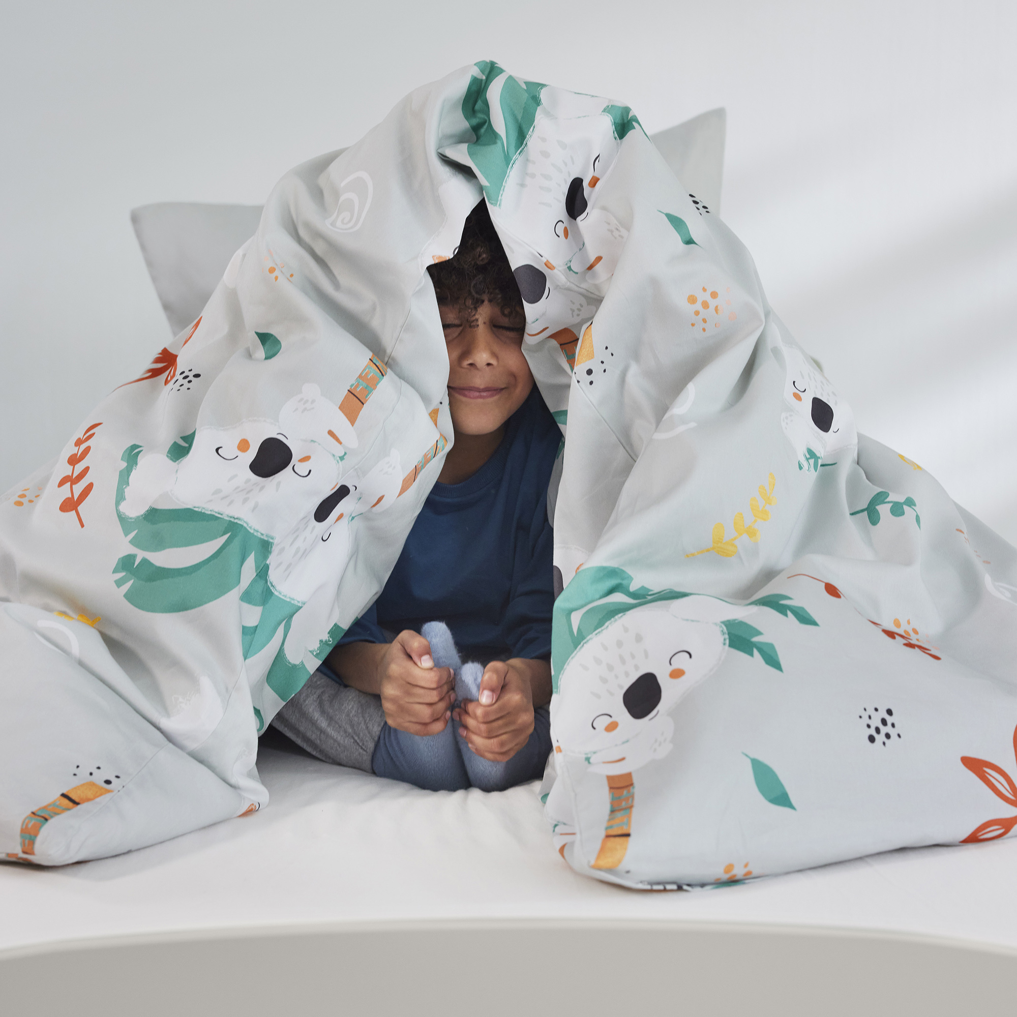 duvet, Decke, Kind, Koala, Muster