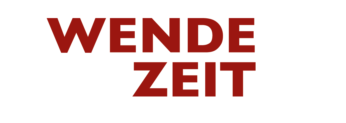 Text,  graphics, Logo, WENDE, ZEIT