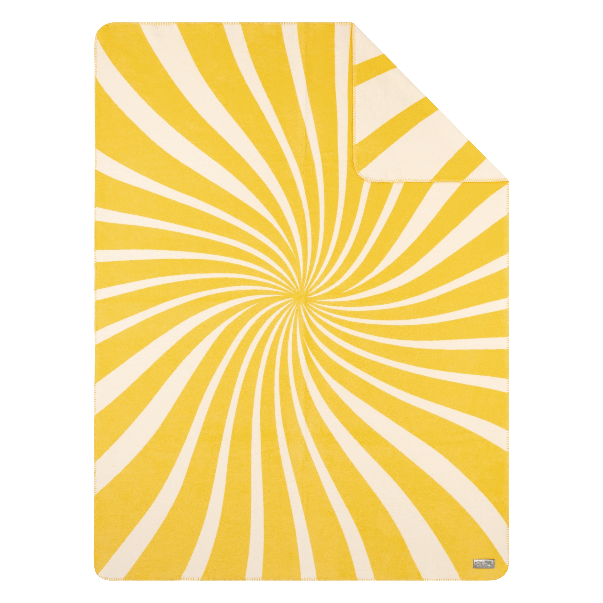gelb,  Spirale Muster, Handtuch, Strandtuch,  abstraktes Design