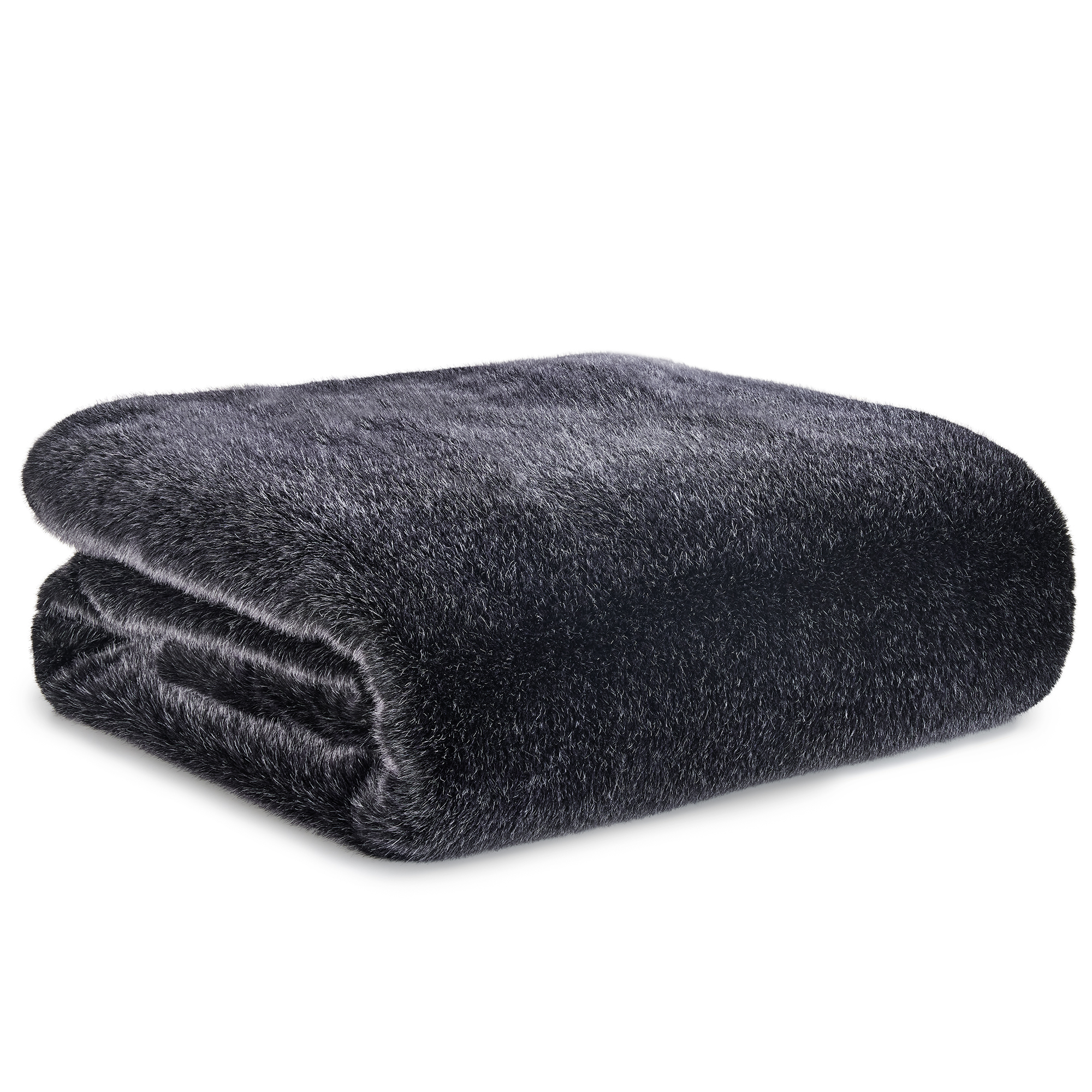 Decke, Fleece, Plush, weich, dunkelgrau, Decke, Flauschdecke, Wohlfühldecke, Pelzflausch, Handtuch?