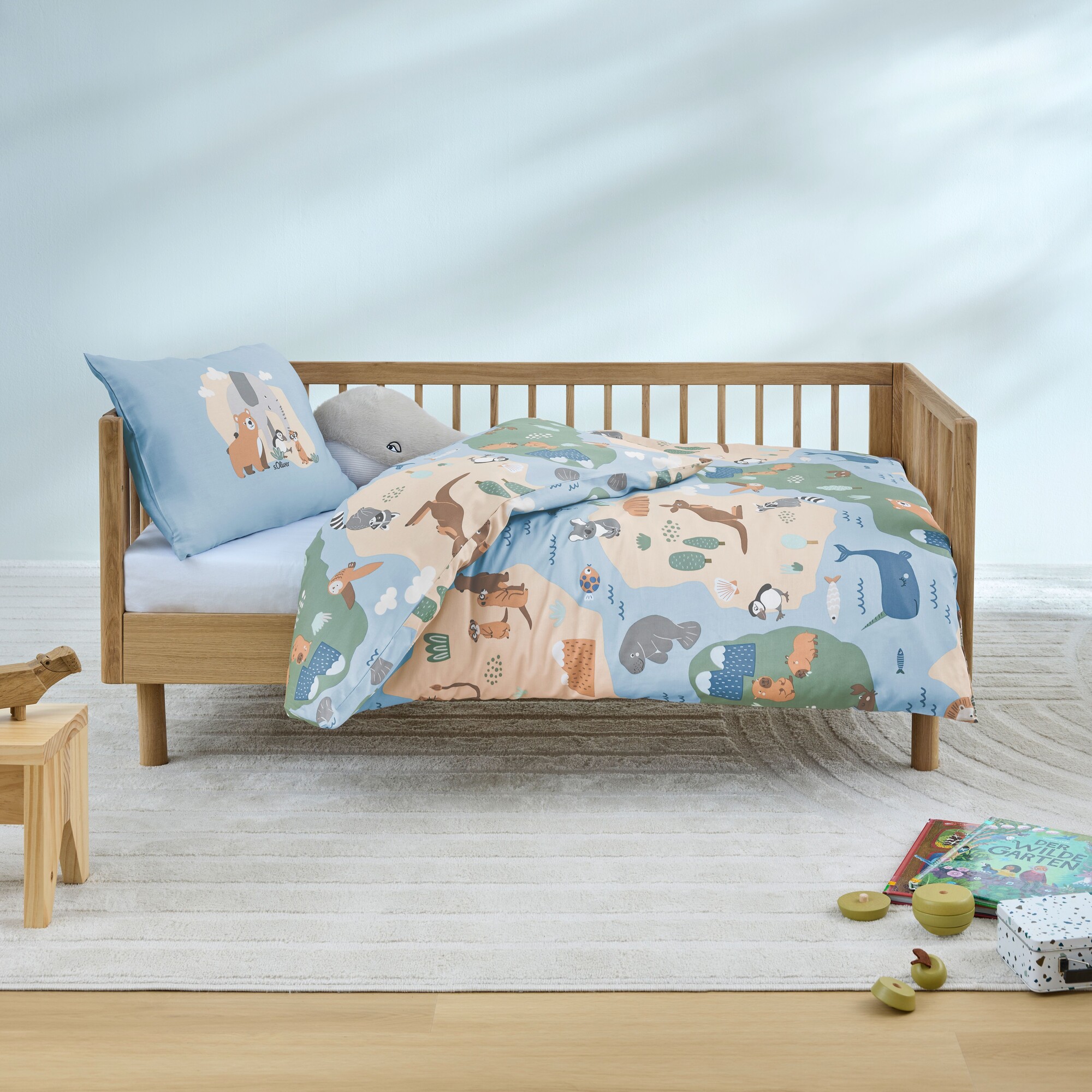kinder, dinosaurier, tiere, kleinkind-bettwäsche, duvet-bezug-set