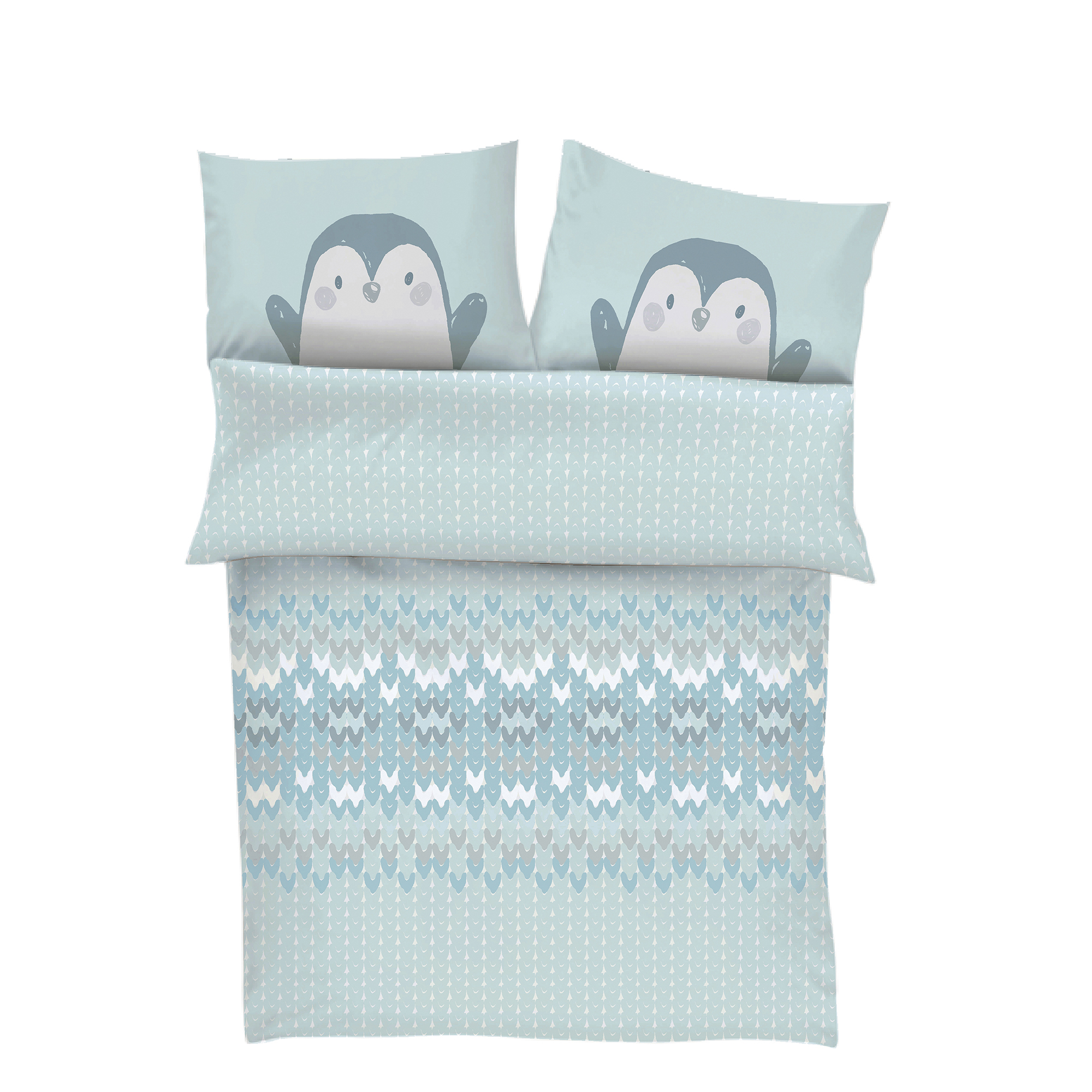 s.Oliver Satinbettwäsche Junior Pinguin