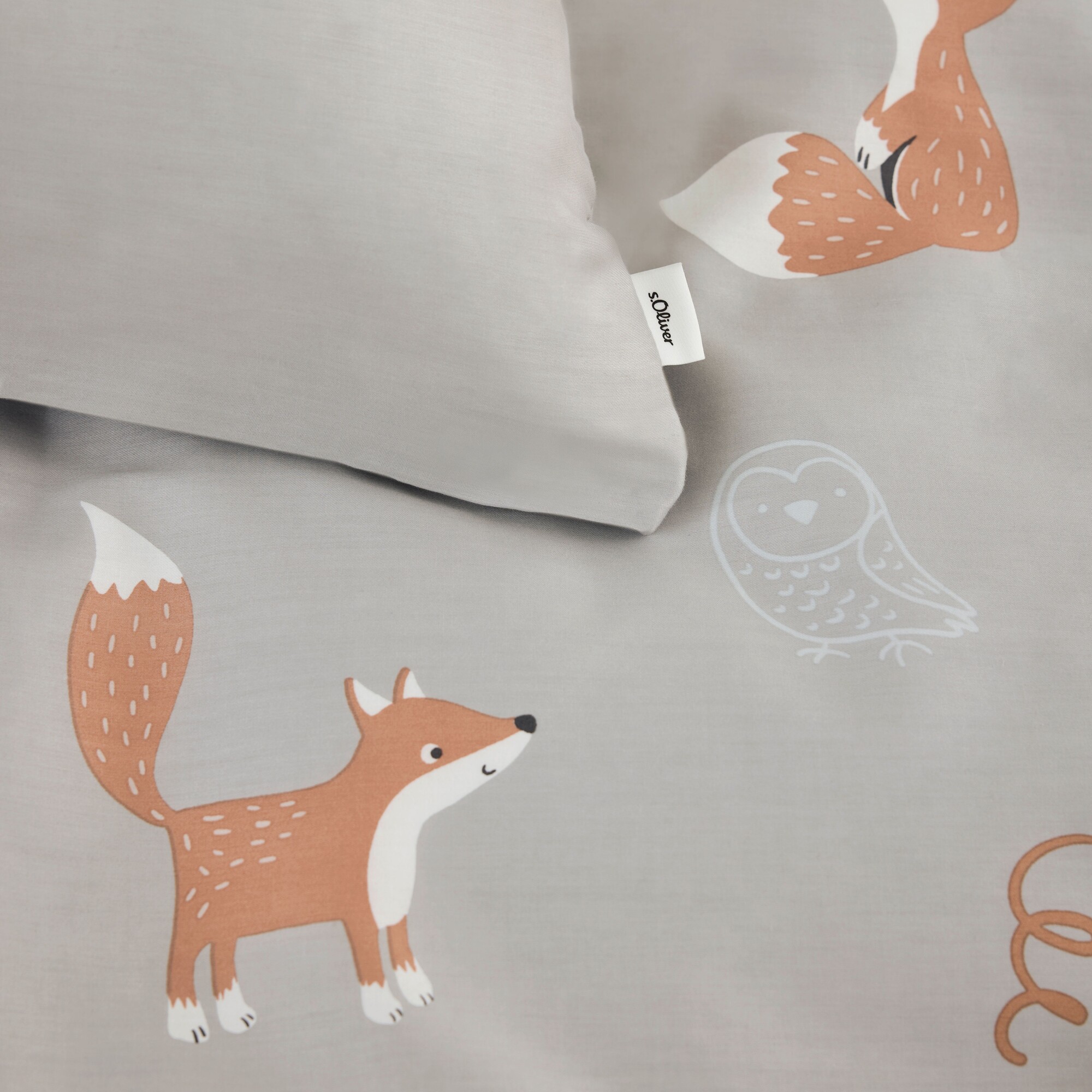 bettwäsche, bettbezug, Stoff, Fuchs Muster, Druck
