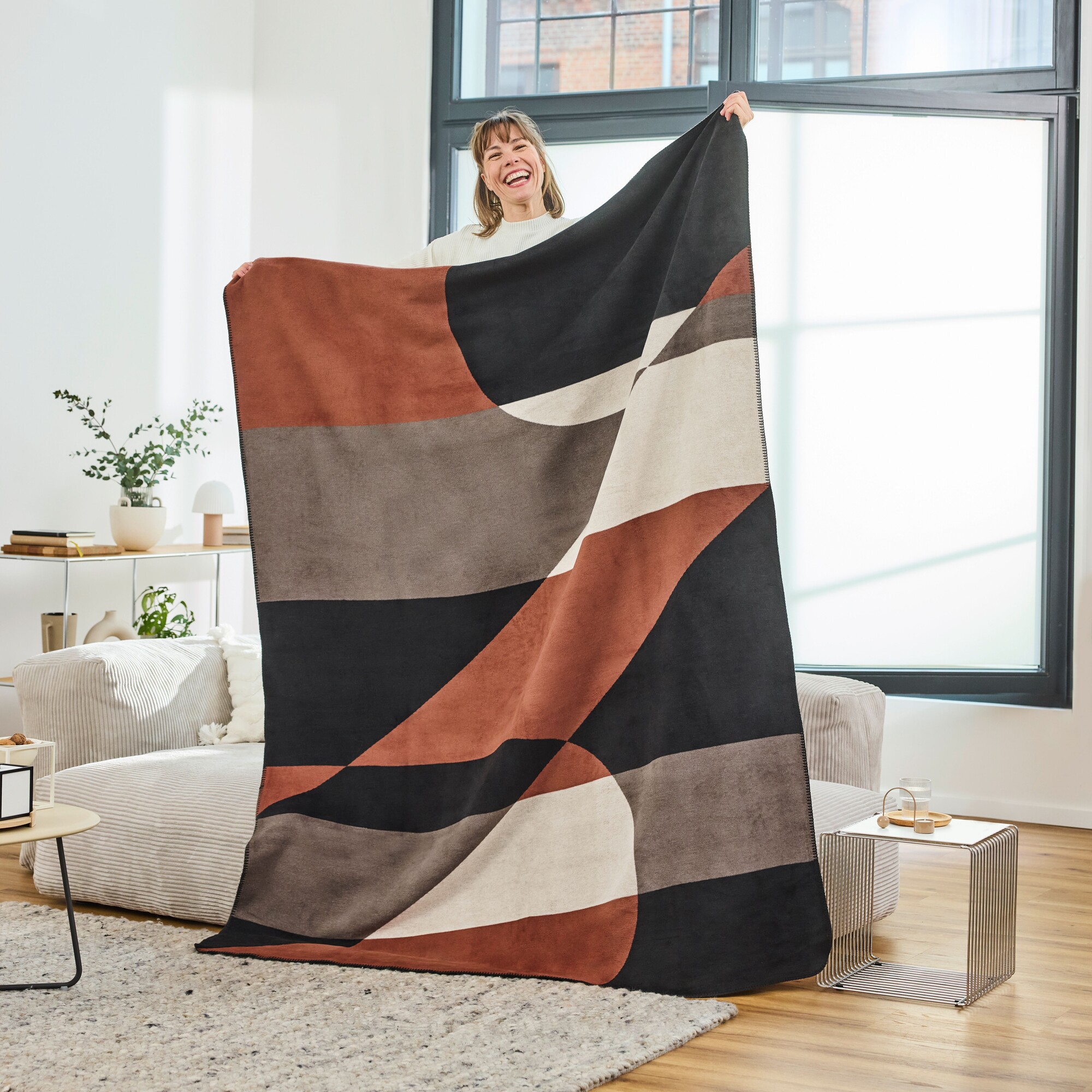 decke, Geometrisch, abstrakt, bunt, Wohnaccessoire