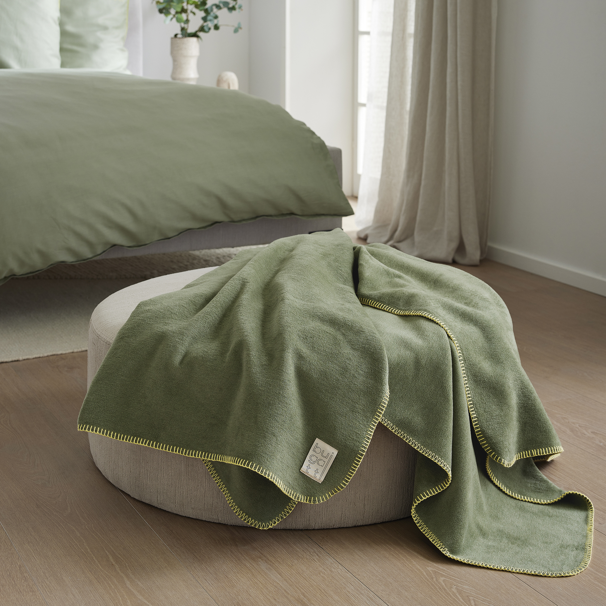 bugatti Baumwollmischdecke Uni