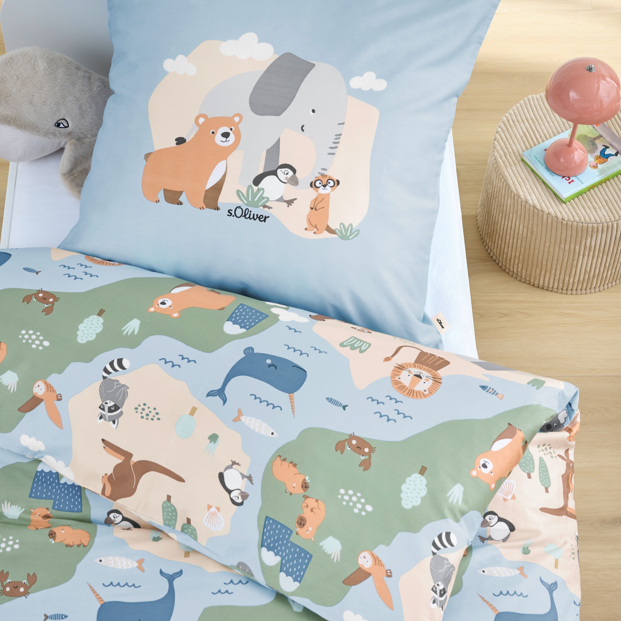 kinder, bettwäsche, kissen, duvet, drucke